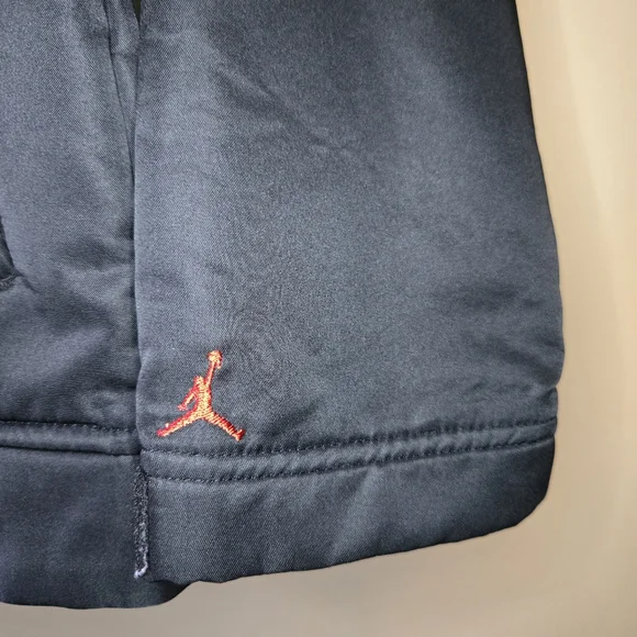 Air Jordan Big Boy Youth Fleece Lined Zip Up Jacket Black Size Large 12-13yrs - Picture 5 of 15